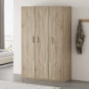 Opbergkast 'Mike' 120 cm 3 deuren Sonoma - WR04 (3c)