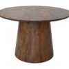 Ronde eettafel Drum - 120x120x77 - Bruin - Mangohout