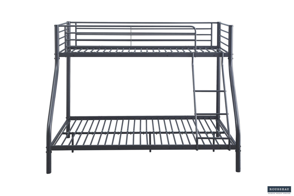 Stapelbed 'Trio' metaal140/90x200 Donkergrijs (2c) - Afbeelding 2
