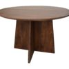 Ronde eettafel - 120x120x77 - Bruin - Mangohout - Afbeelding 2