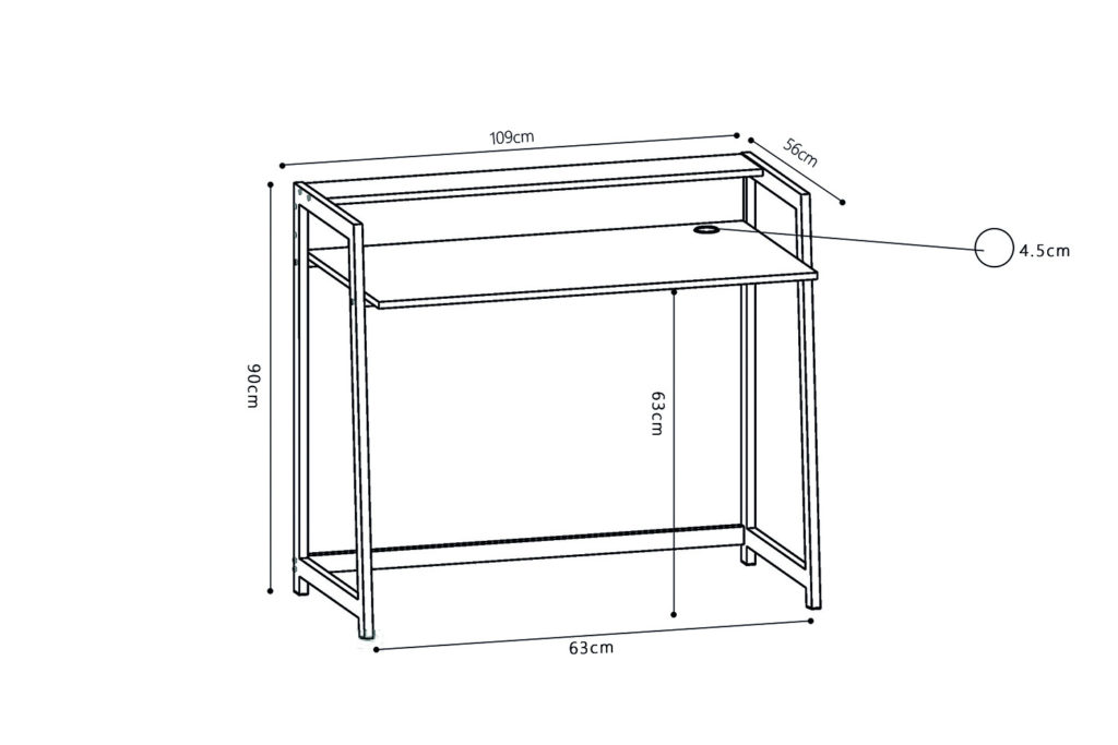 SALE - Bureau 'Nolan' (1c) - Afbeelding 2