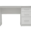Bureau 'Mateo' 3 lades Wit (1c) - Afbeelding 2
