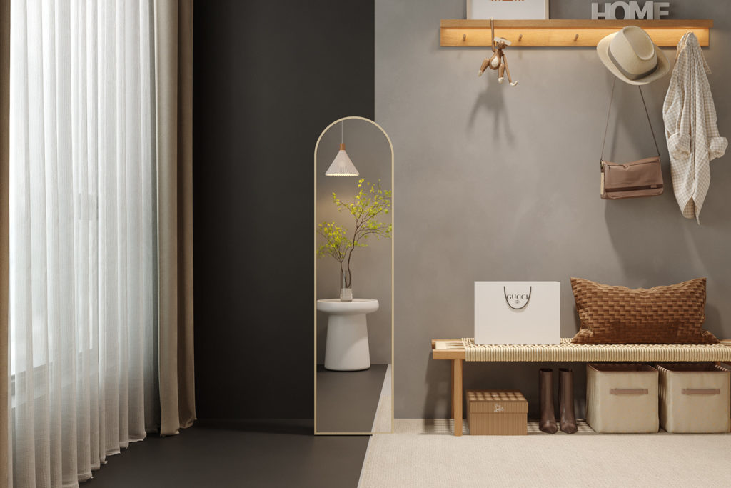 Spiegel 'Rosalie' 160x40 Oude eik (1c) - Afbeelding 2