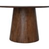 Ronde eettafel Drum - 140x140x77 - Bruin - Mangohout - Afbeelding 2