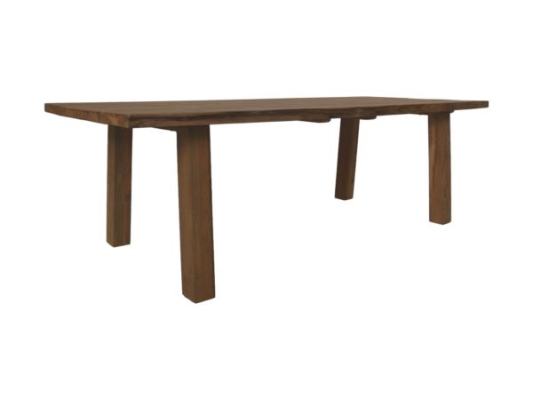 Rechthoekige eettafel tuin - 180x90x76 - Naturel - Teak - Image 2