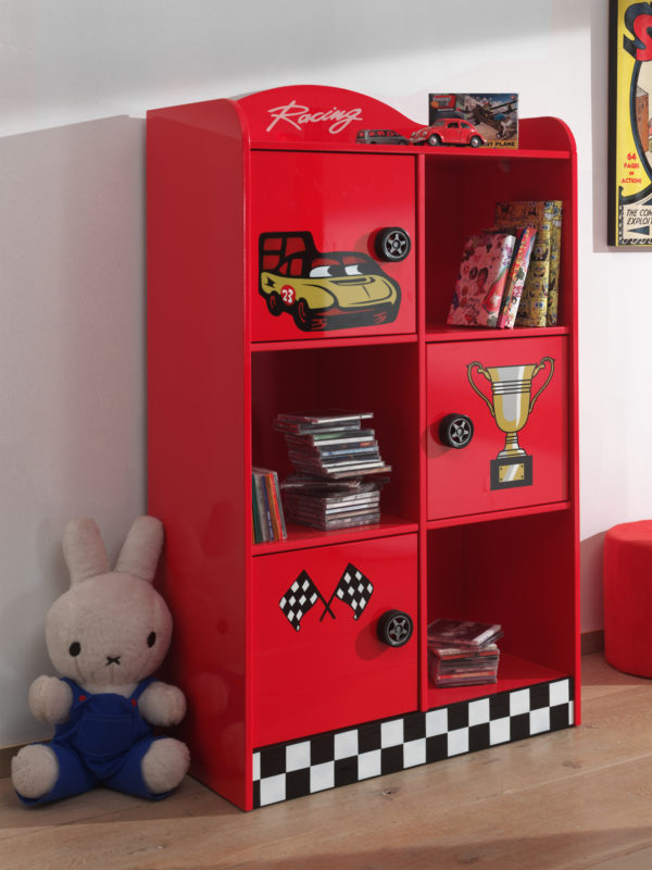 RACER BOEKENKAST RED - Image 2