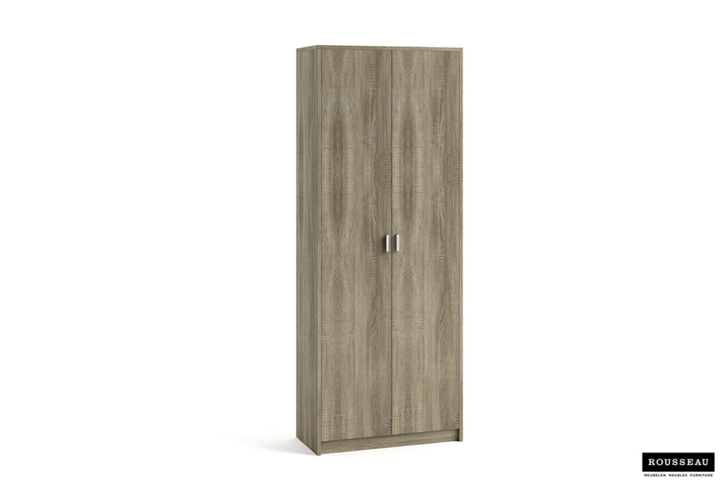 Opbergkast 'Space' 2 deuren en 5 legplanken Sonoma (1c) - Afbeelding 2
