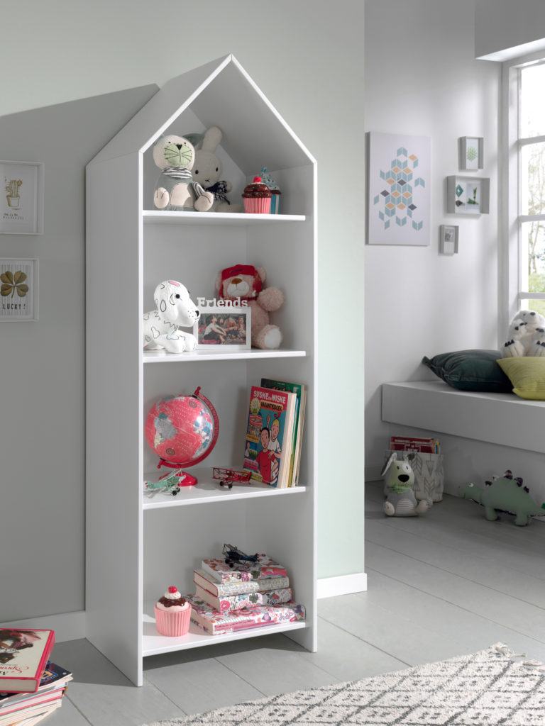 Deze CASAMI combinatie bestaat uit 3 kasten: 2 kastjes met mint groene en roze deur en 1 open kast. - Afbeelding 12