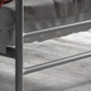Bed 'Sandro' 90x200 met lattenbodem Grijs  (2c) - Afbeelding 3