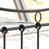 Bed 'Sacha' 140x200 met lattenbodem Zwart  (2c) - Afbeelding 3