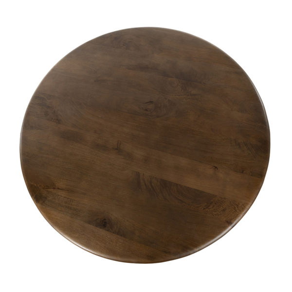 Eetkamertafel Ø130, Mango Walnut - Image 3