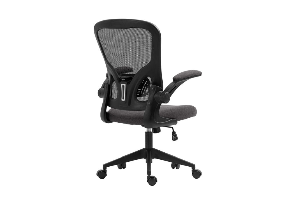 Bureaustoel 'Marcos' Mesh Zwart/Grijs (1c) - Afbeelding 3