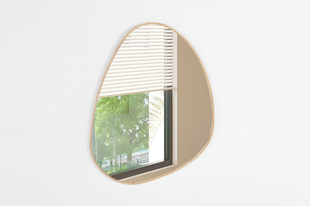 Spiegel 'Roza' 80x60 Oude eik (1c) - Afbeelding 3