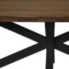 HSM Collection-Rechthoekige Tuintafel-180x90x76-Naturel/Zwart-Teak/Metaal - Afbeelding 3