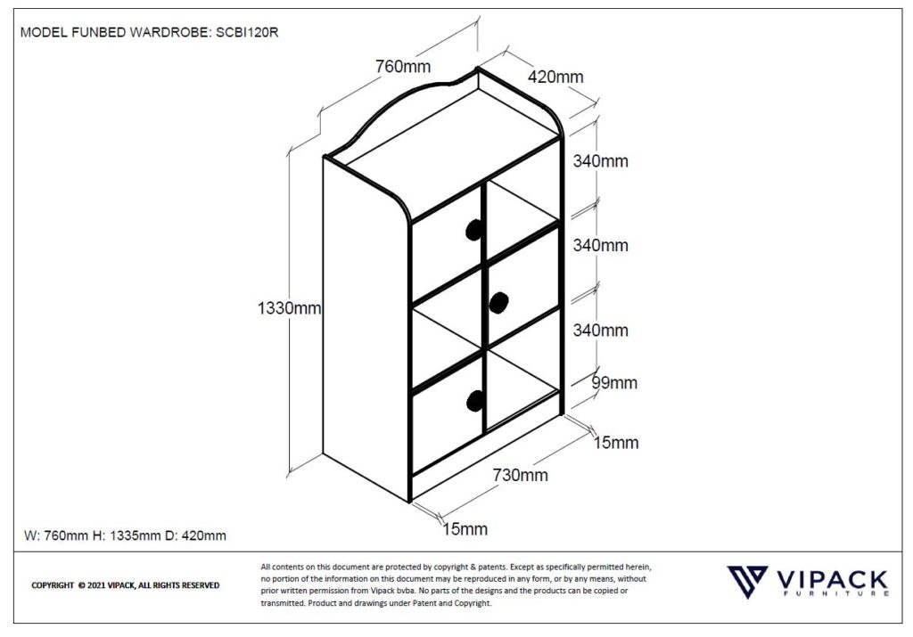 RACER BOEKENKAST RED - Afbeelding 3