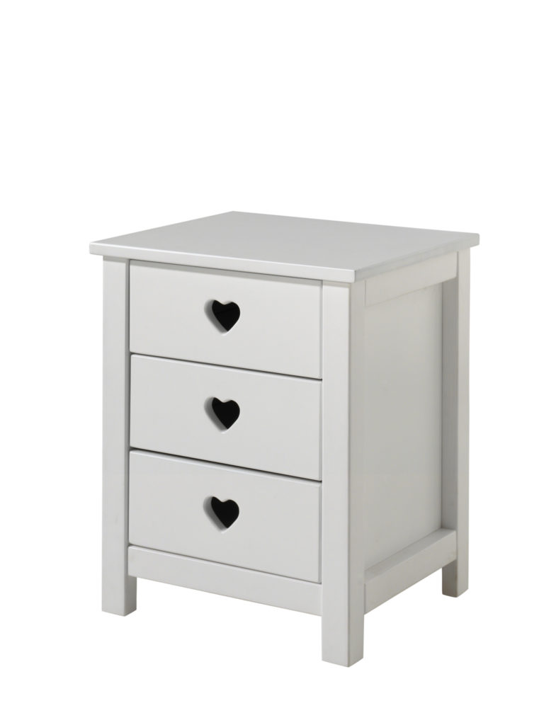 Deze Amori-combinatie bestaat uit een een hemelbed en een nachtkastje - Afbeelding 3