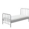 Deze BRONXX-combinatie bestaat uit het grijze BRONXX bed (90x200cm) met het bijhorende nachtkastje in het grijs. - Afbeelding 3