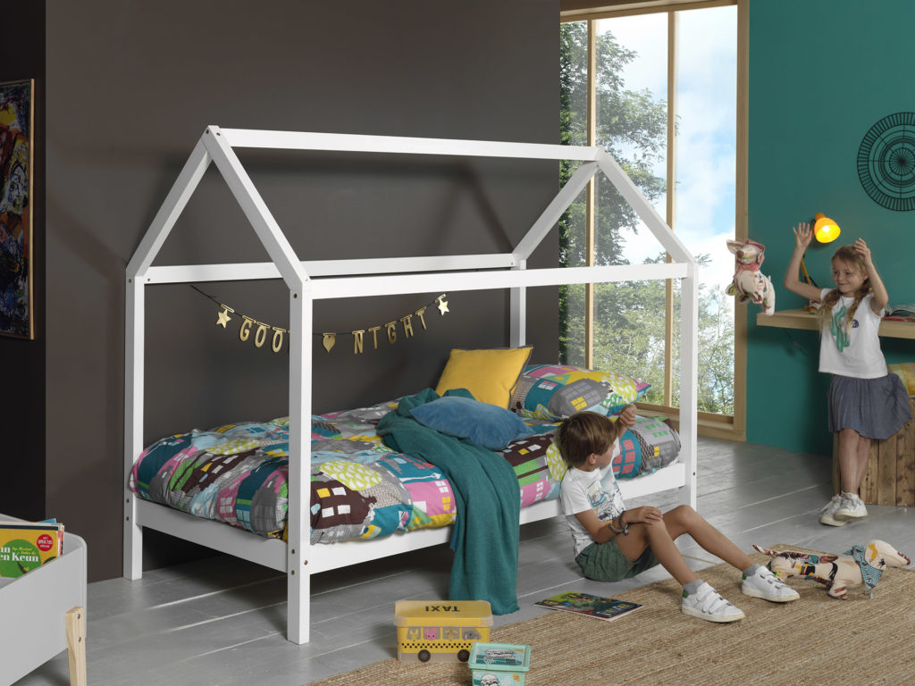 DALLAS BED LP 90X200CM WIT - Afbeelding 3