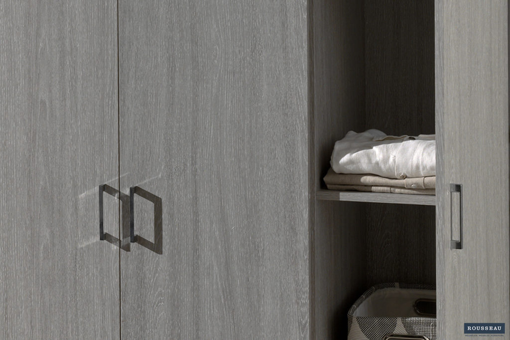 Kledingkast 'Ray' 3 deuren Grijze eik (2c) - Afbeelding 3