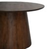 Ronde eettafel Drum - 120x120x77 - Bruin - Mangohout - Afbeelding 3