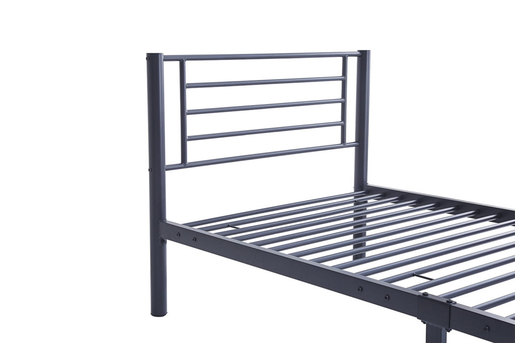 Bed 'Sammy' 90x200 Metaal Donkergrijs (1c) - Afbeelding 4