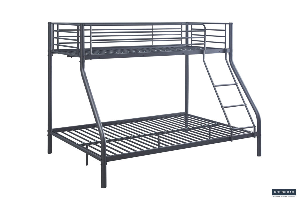 Stapelbed 'Trio' metaal140/90x200 Donkergrijs (2c) - Afbeelding 4