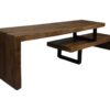 TV-Meubel - 140x40x46 - naturel - Mangohout/metaal - Afbeelding 4