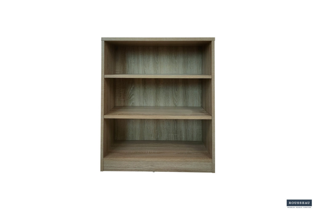 Boekenkast 'Space' 2 legplanken Sonoma (1c) - Afbeelding 4