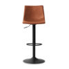 Barstoel 'Trevi' PU Cognac (2 per doos) - Afbeelding 4