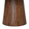 Ronde eettafel Drum - 140x140x77 - Bruin - Mangohout - Afbeelding 4