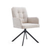 Stoel 'Granada' Draaibaar Beige (2 per doos) - Afbeelding 4
