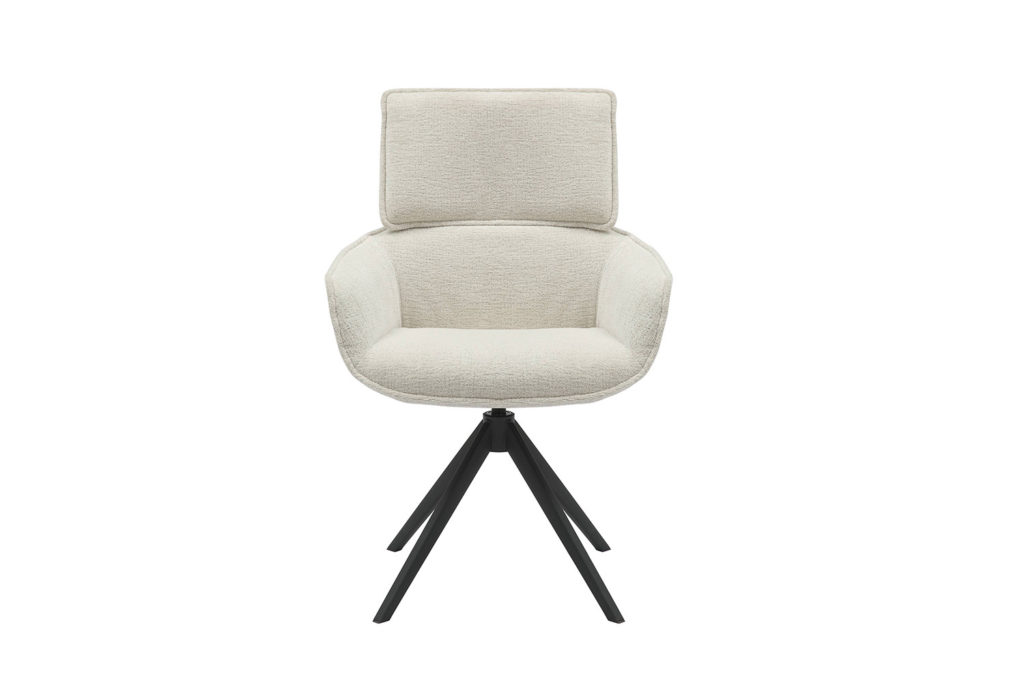 PROMO - Stoel 'Arasa' Draaibaar Beige (1 per doos) - Afbeelding 4