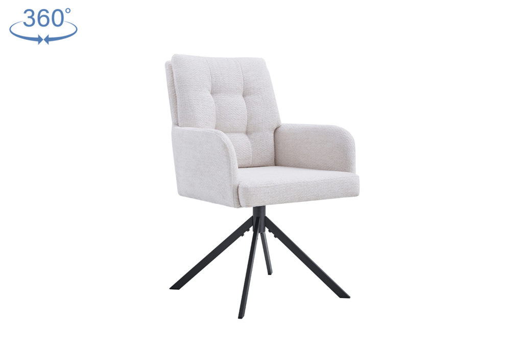 Stoel 'Granada' Draaibaar Ecru (2 per doos) - Afbeelding 4