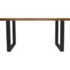 Rechthoekige eettafel Melbourne - 160x90x77 - mangohout/metaal - Afbeelding 4
