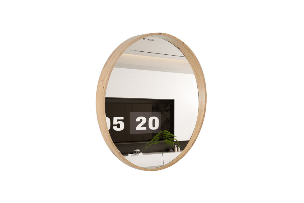 Spiegel 'Roxy' 80x80 Oude eik (1c) - Afbeelding 4