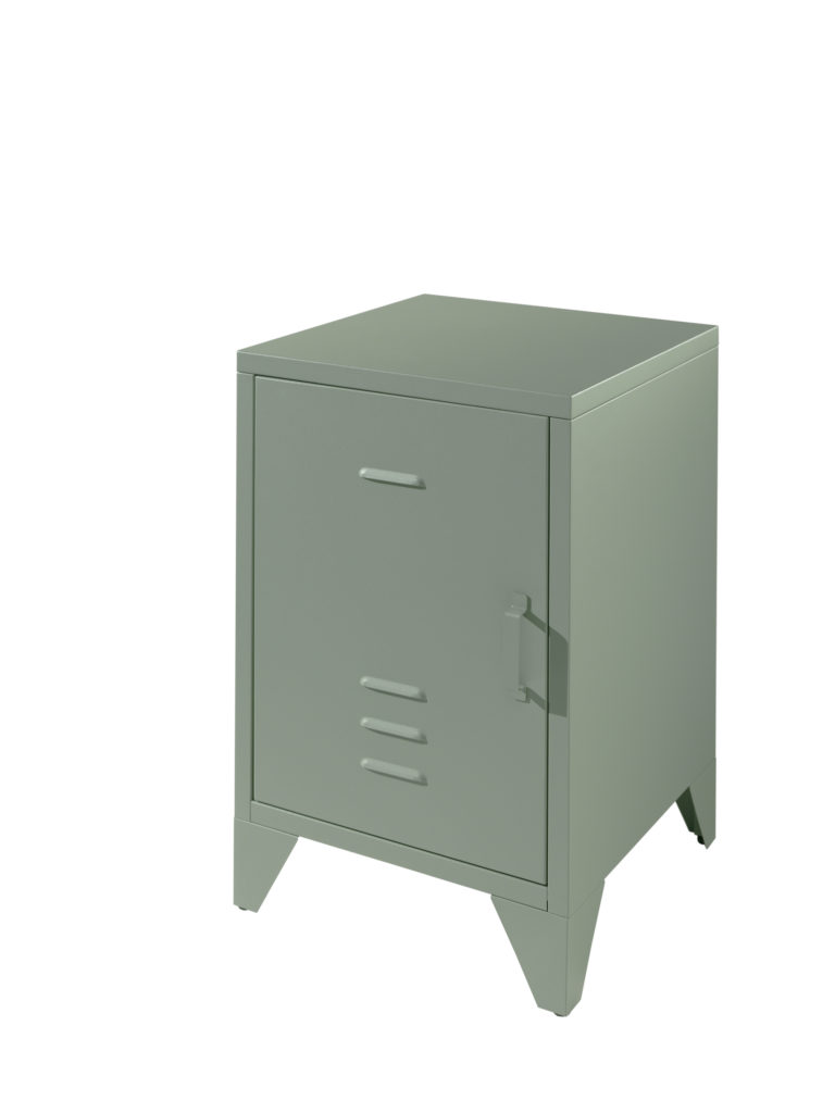 Deze BRONXX-combinatie bestaat uit het olijfgroene BRONXX bed (90x200cm) met het bijhorende nachtkastje in het olijfgroen. - Afbeelding 4