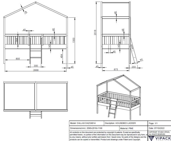 DALLAS HUISBED LADDER WIT - Image 4