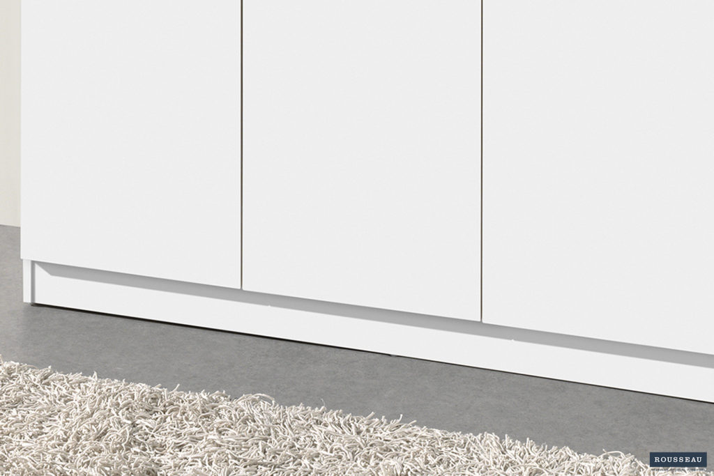 Opbergkast 'Ray' 3 deuren en 4 legplanken Wit (2c) - Afbeelding 4