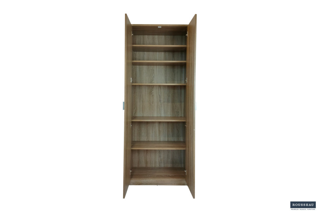 Opbergkast 'Space' 2 deuren en 5 legplanken Sonoma (1c) - Afbeelding 4