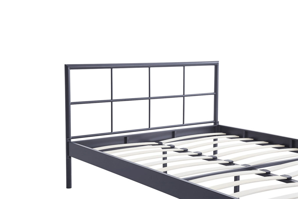 Bed 'Davy' 140x200 Metaal Donkergrijs (2c) - Afbeelding 4