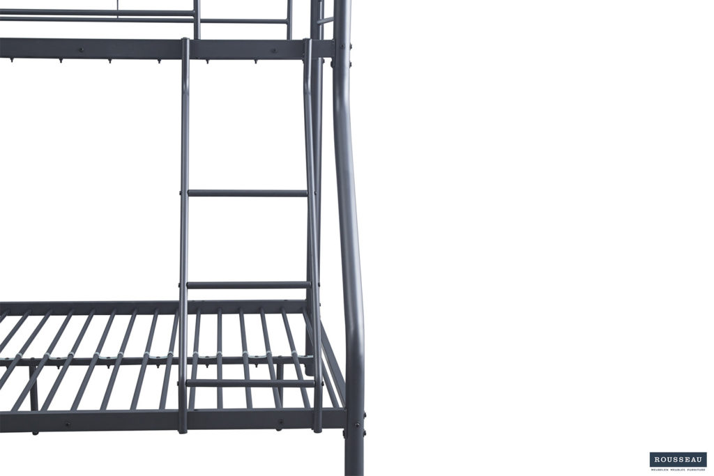 Stapelbed 'Trio' metaal140/90x200 Donkergrijs (2c) - Afbeelding 5