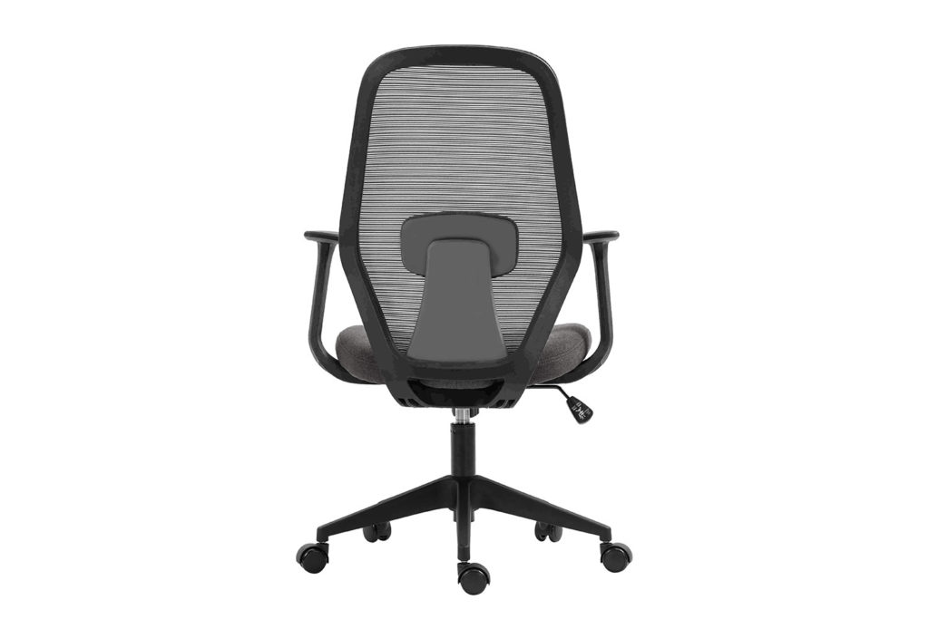 Bureaustoel 'Claude' Mesh Zwart/Grijs (1c) - Afbeelding 5