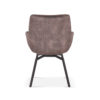 Stoel 'Modest' Draaibaar Fluweel Taupe (1 per doos) - Afbeelding 5