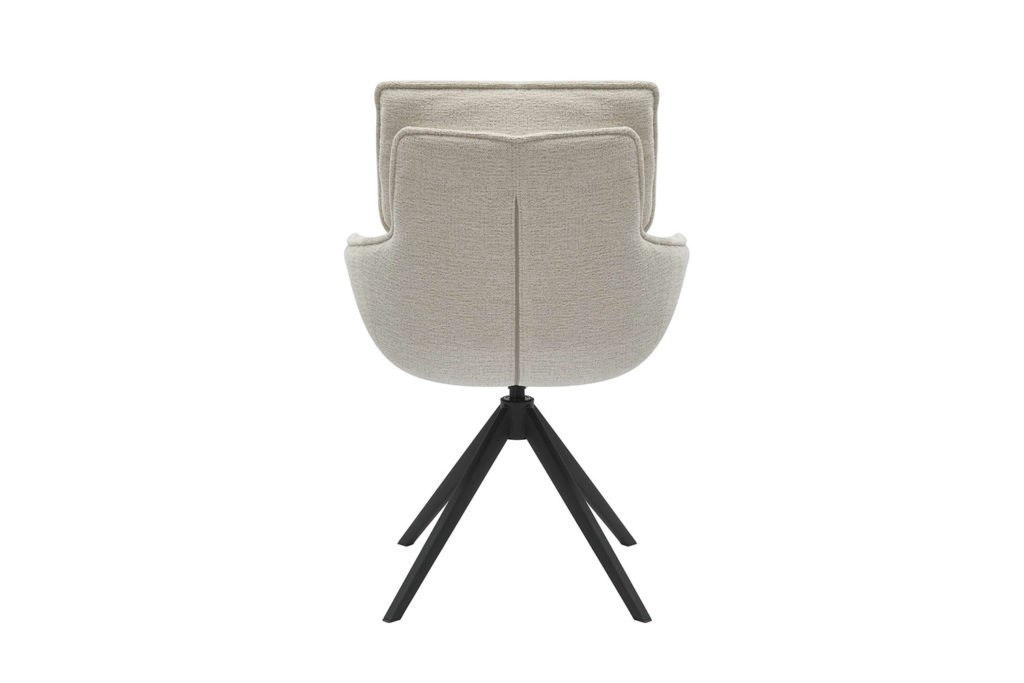 PROMO - Stoel 'Arasa' Draaibaar Beige (1 per doos) - Afbeelding 5