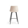 Barstoel 'Juta' Fluweel Beige (2 per doos) - Afbeelding 5