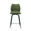 Barstoel 'Lara' Draaibaar Stof Groen (2 per doos) - Afbeelding 5