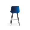 Barstoel 'Juta' Fluweel Blauw (2 per doos) - Afbeelding 5