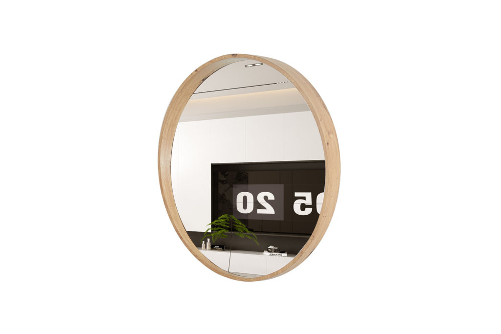 Spiegel 'Roxy' 80x80 Oude eik (1c) - Afbeelding 5