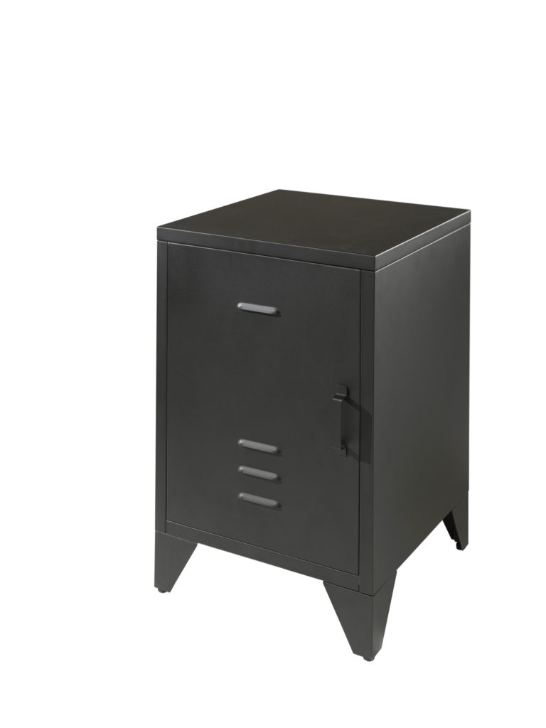 Deze BRONXX-combinatie bestaat uit het zwarte BRONXX bed (90x200cm) met het bijhorende nachtkastje in het zwart. - Afbeelding 5