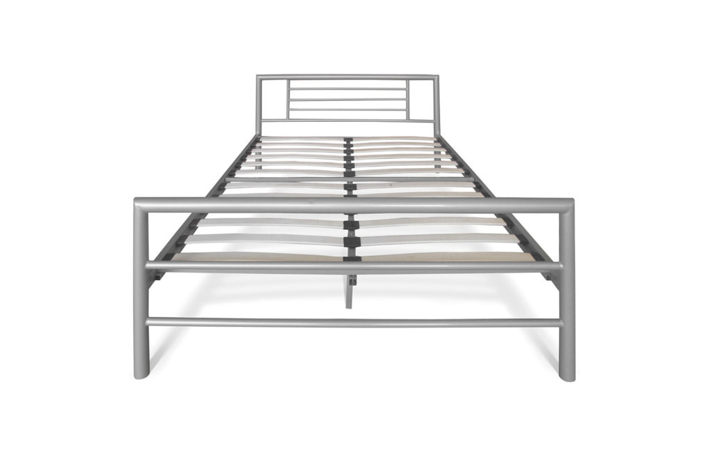Bed 'Sandro' 160x200 met lattenbodem Grijs (2c) - Afbeelding 6